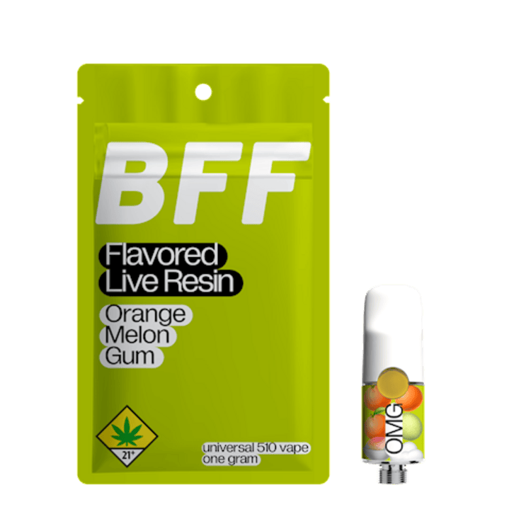 BFF - Orange Melon Gum (OMG) Flavored Live Resin Cartridge