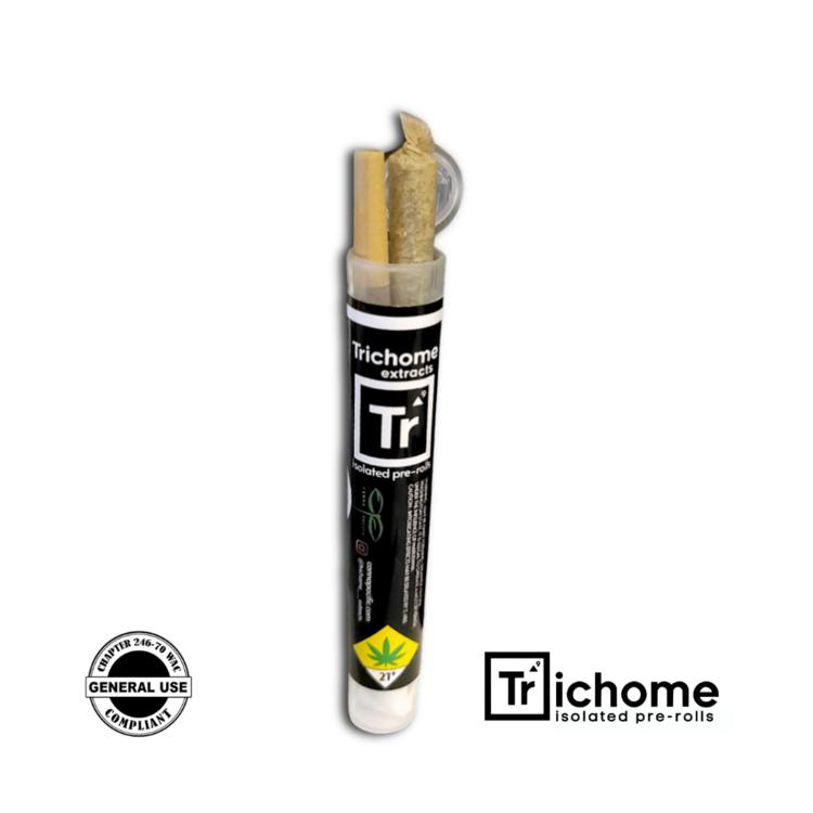 Trichome Extracts - Isolated Kush Mints Infused THCa Isolate Joints 2pk