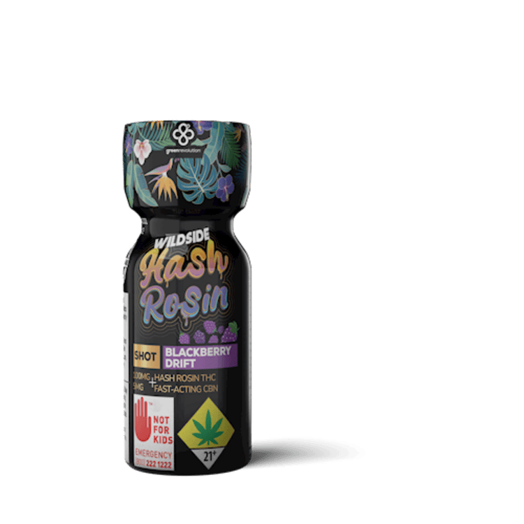 Green Revolution - Hash Rosin Shot - Blackberry Drift Shot 100mg