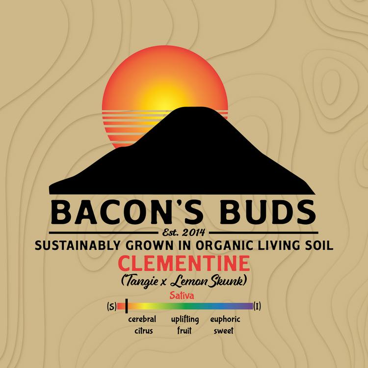 Bacon's Buds - Clementine Live Resin Cartridge