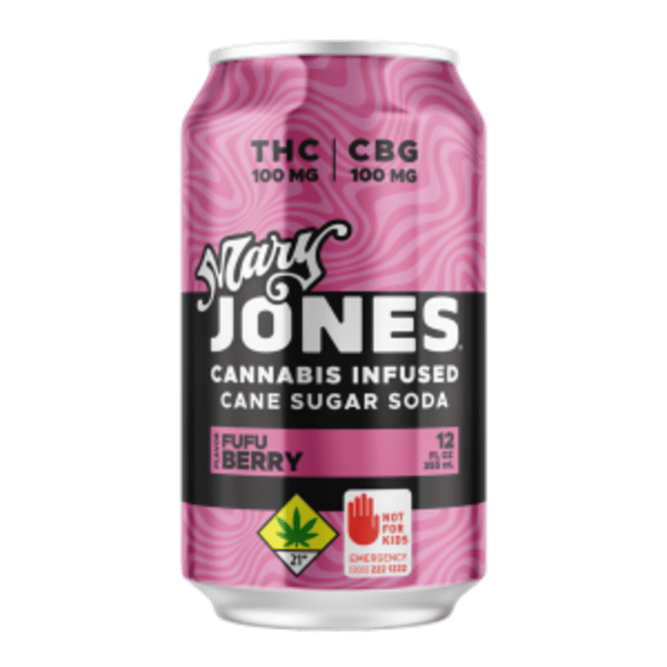Mary Jones - CBG Fufu Berry Soda 100:100mg 12oz