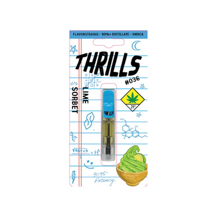 Leafwerx - Thrills - Lime Sorbet FlavorStrains Cartridge