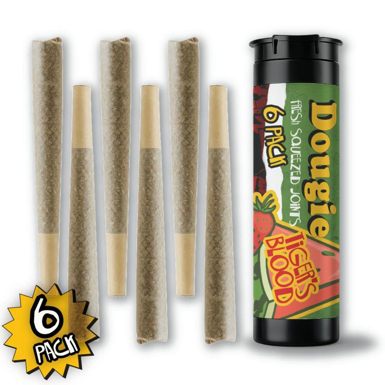Dougie - Tiger's Blood Infused Fresh Squeezed Joints 6pk