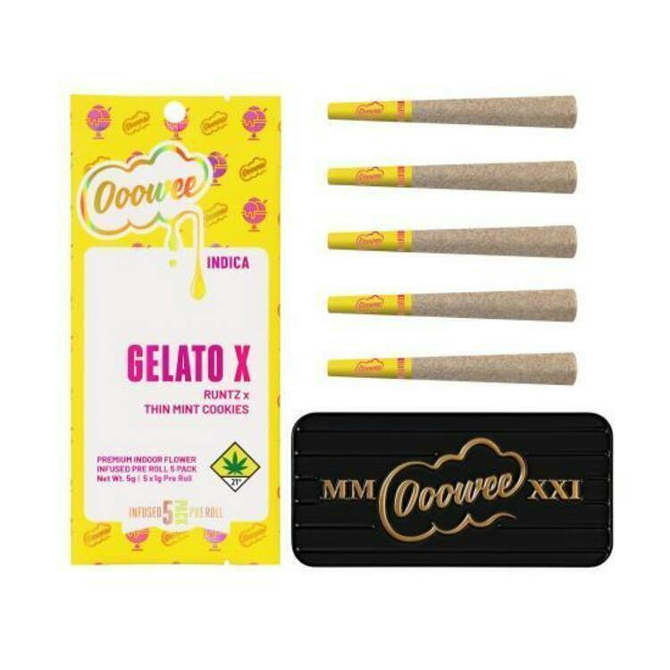 Ooowee - Gelato X Infused Joints 5pk
