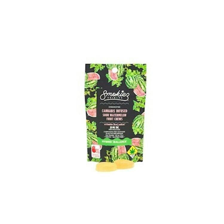 Smokiez - Sour Watermelon Fruit Chews 2pk