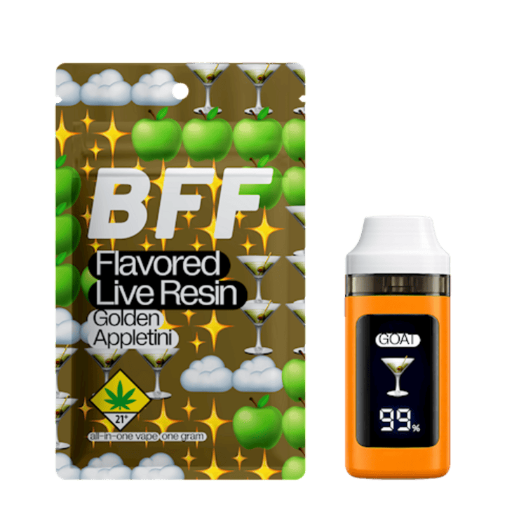 BFF - BAE - Golden Appletini (GOAT) Flavored Live Resin All-in-One