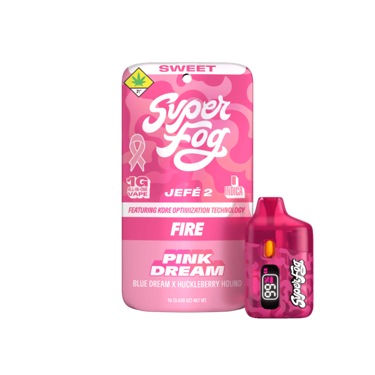 Super Fog - Fire - Pink Dream (Breast Cancer Awareness) Disposable Jefe 2