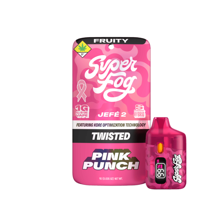 Super Fog - Twisted - Pink Punch (Breast Cancer Awareness) Disposable Jefe 2