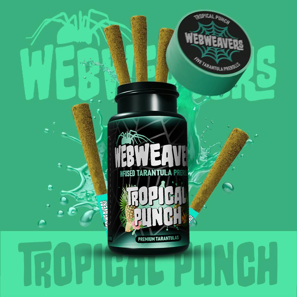 Webweavers | .5g x 5pk Tarantula | Tropical Punch