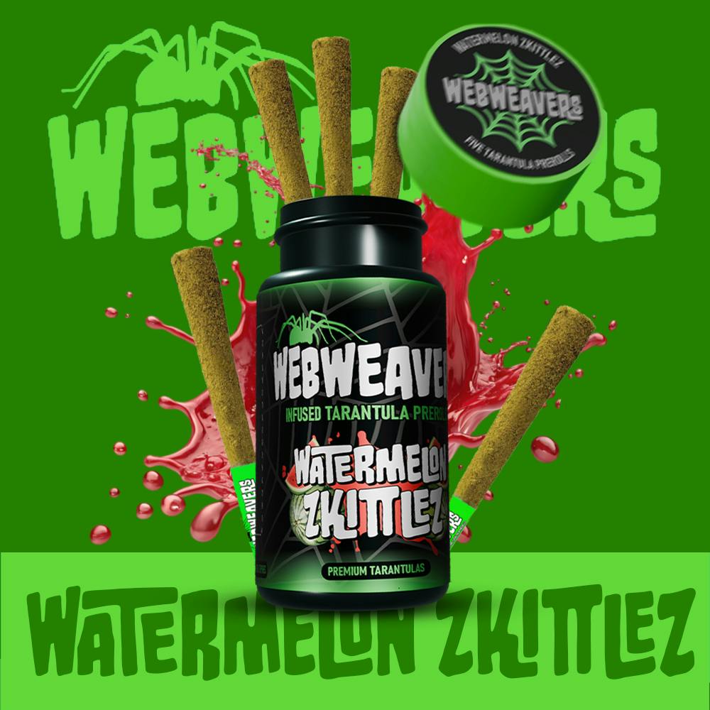 Webweavers | .5g x 5pk Tarantula | Watermelon Zkittlez