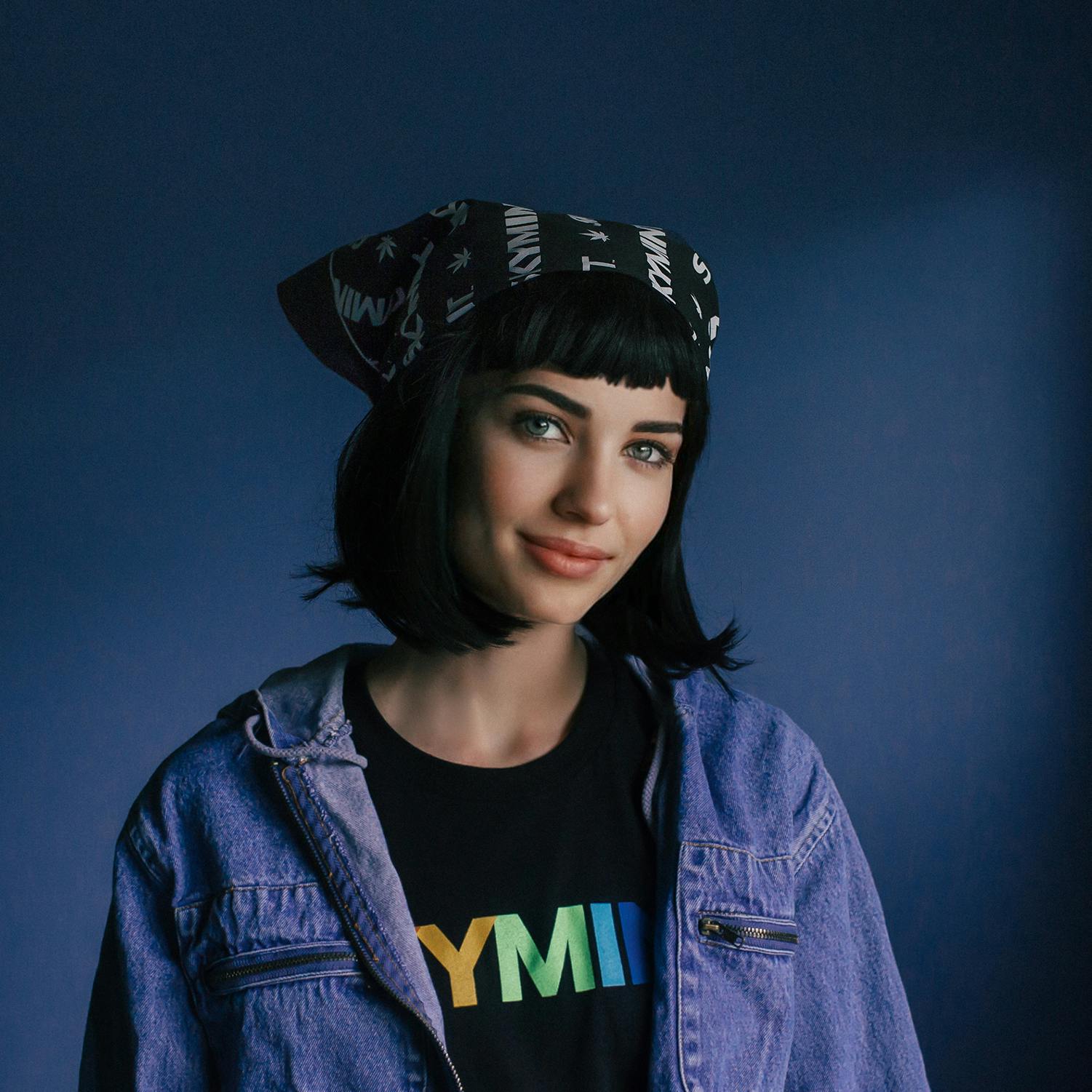 Black Skymint Bandana at Skymint Nunica Marijuana & Cannabis Retailer