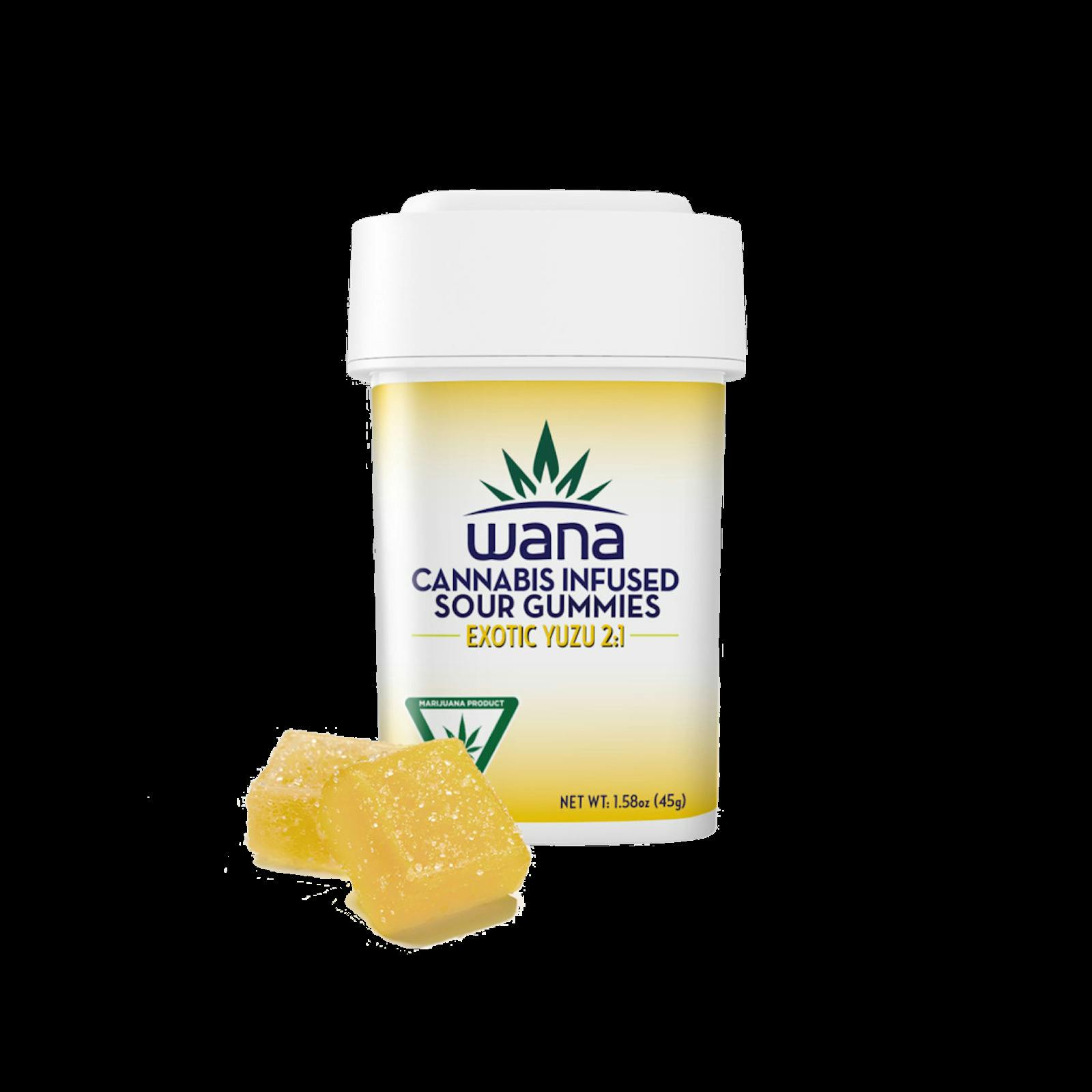 2:1 Exotic Yuzu Gummies (200mg CBD/100mg THC, 10 Pack)