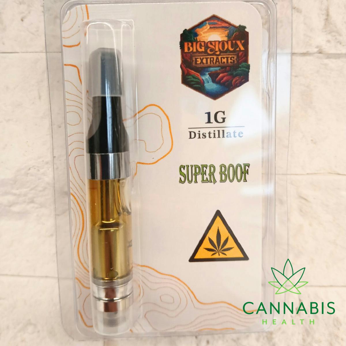 BSE | Superboof | 1g Distillate Vape Cart at Cannabis Health