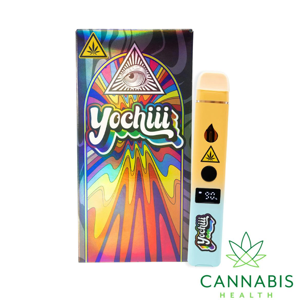 Yochiii | Lemon Cherry Gelato | 1g Cured Resin Disposable Vape at Cannabis Health