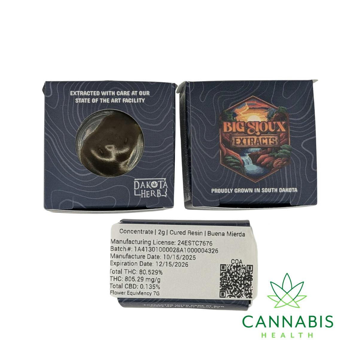 BSE | Buena Mierda | 2g Cured Resin Puck
