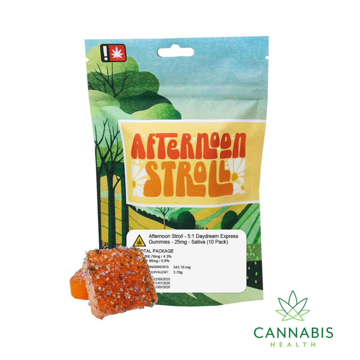 Afternoon Stroll | Daydream Express | 10pk 25mg Gummies 5:1