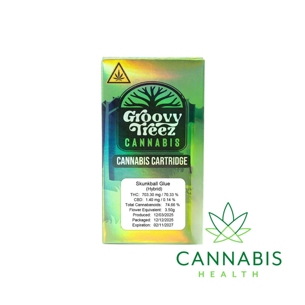 Groovy Treez | Skunkball Glue | 1g Cured Resin Disposable Vape