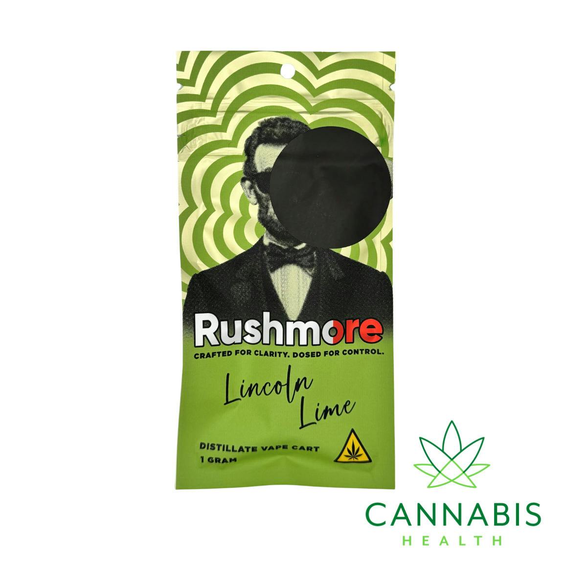 Rushmore | Lincoln Lime | 1g Distillate Disposable Vape