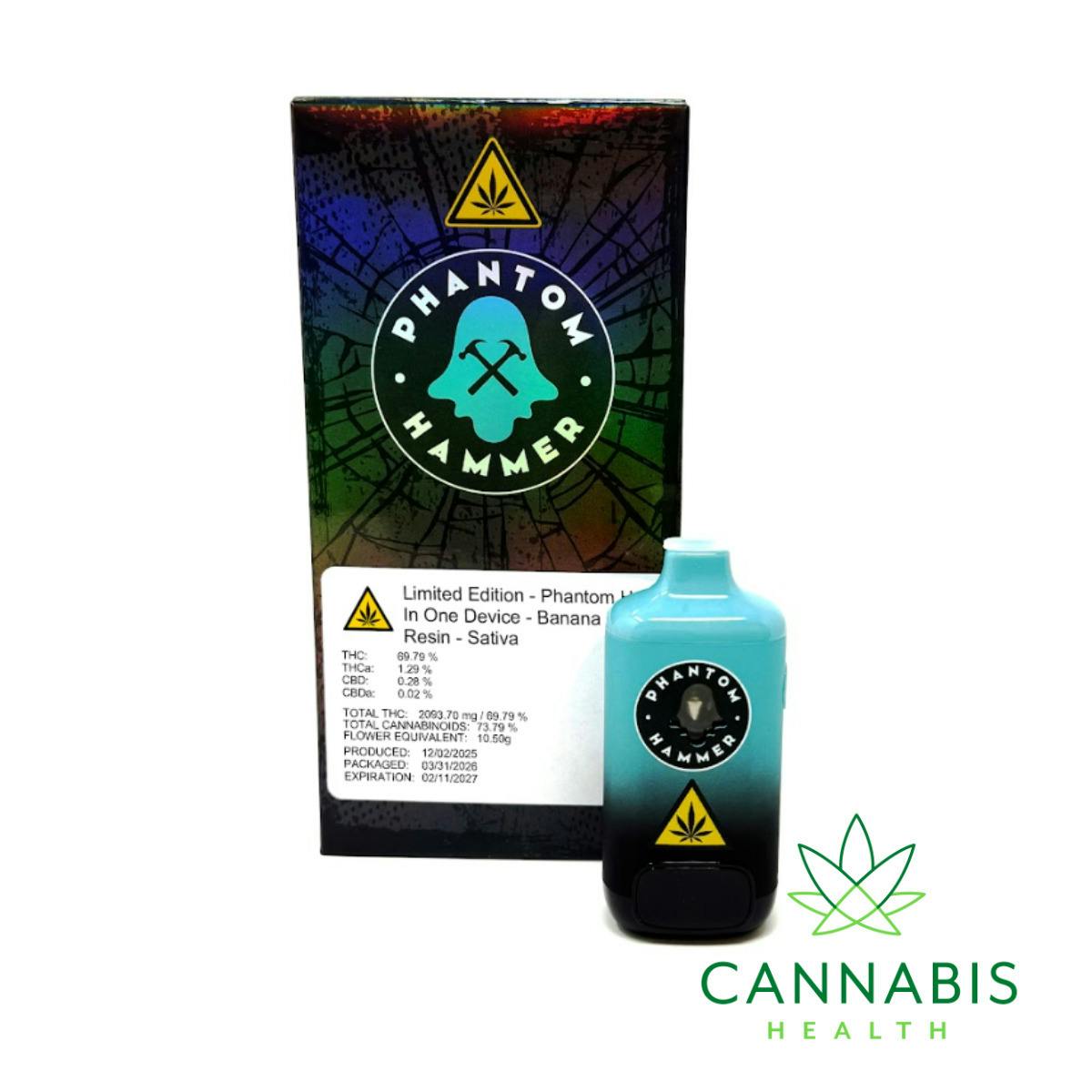 Phantom Hammer | Banana Runtz | 3g Cured Resin Disposable Vape