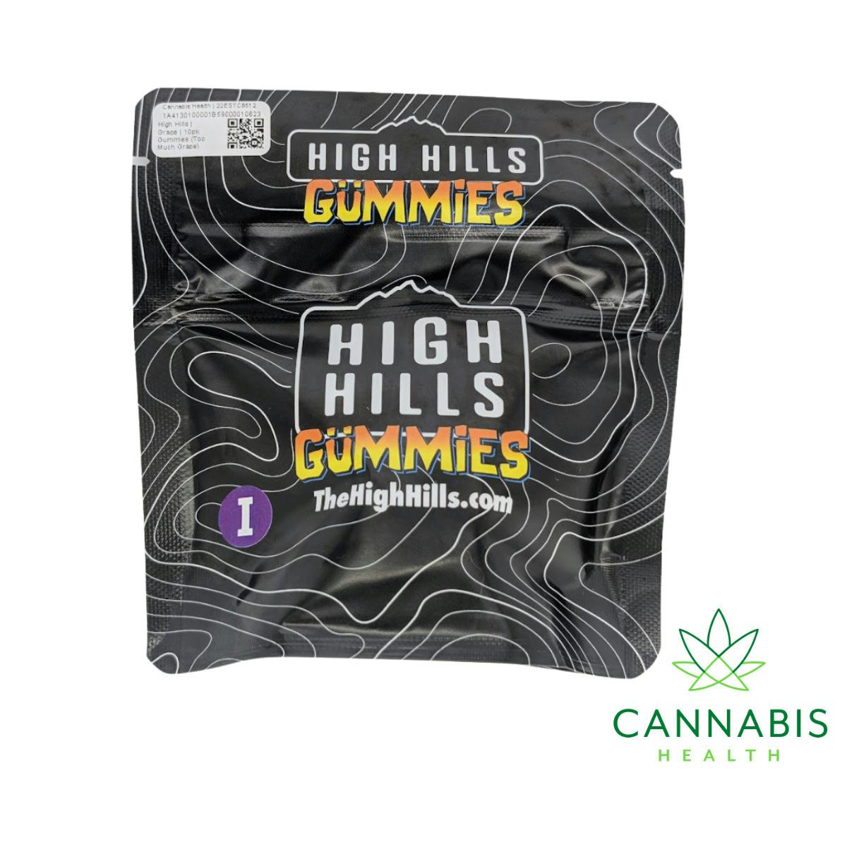 High Hills | Night Blue Razz | 10pk Gummies