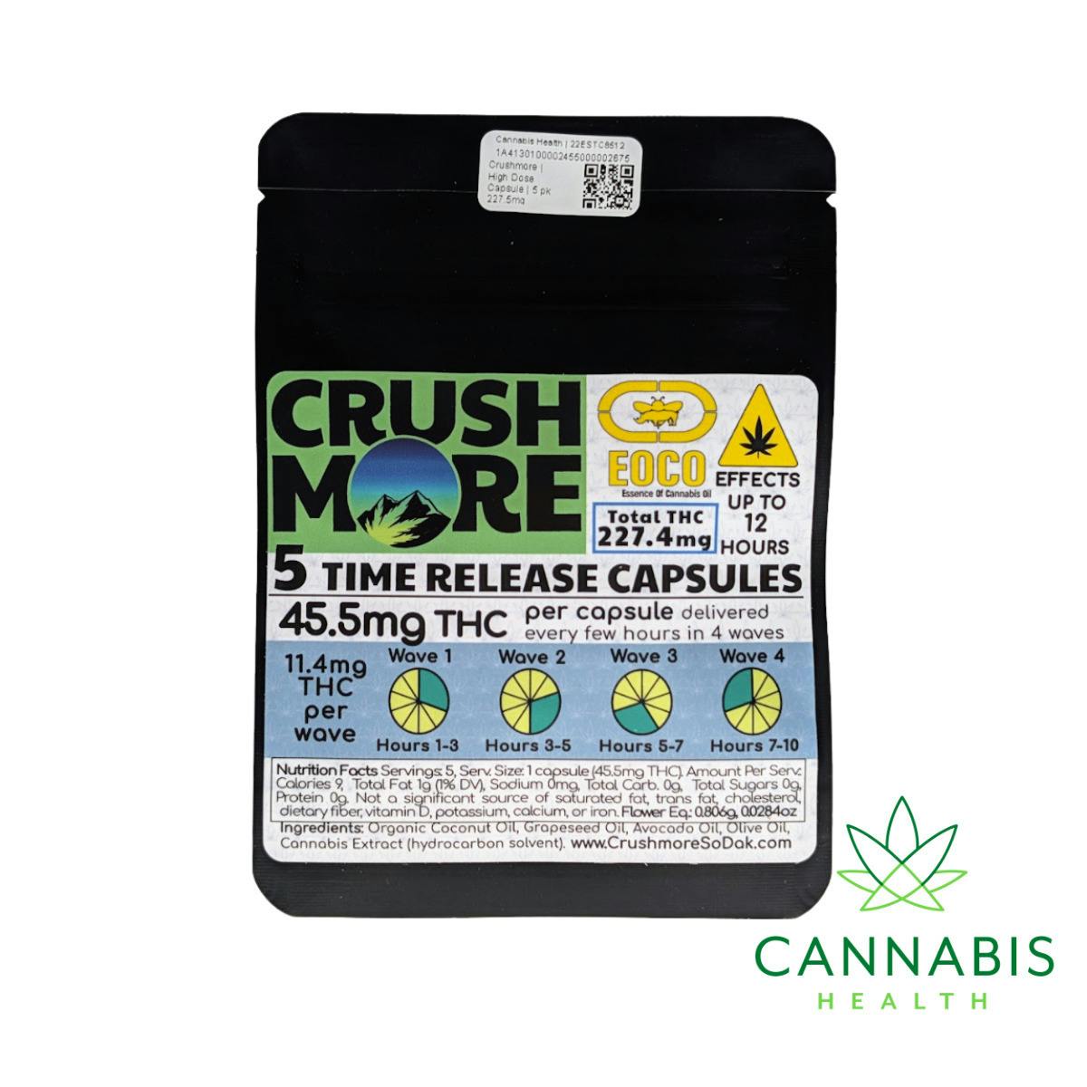 Crushmore | High Dose Capsule | 5 pk 2 at Cannabis Health