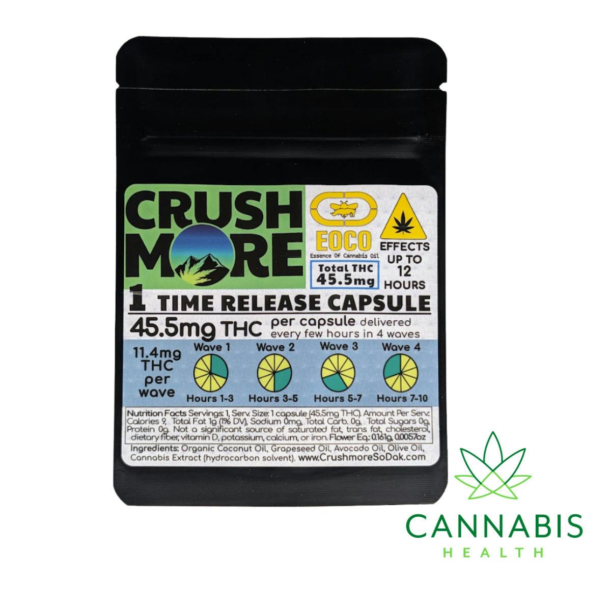 Crushmore | High Dose Capsule | 1 pk at Cannabis Health