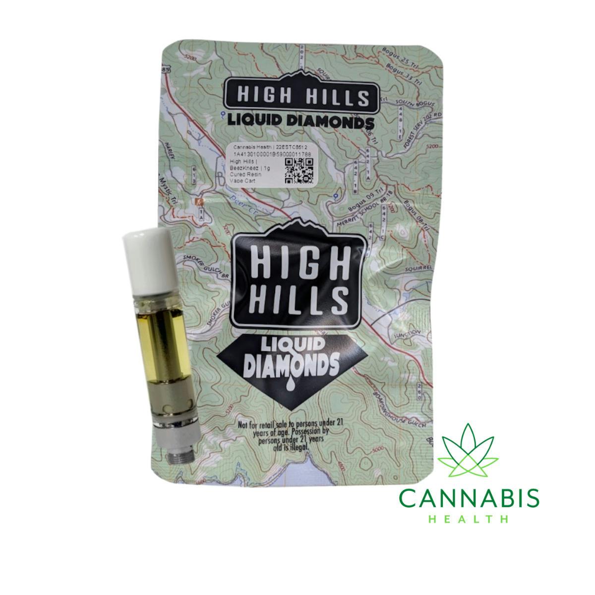 High Hills | ChemDawg Mountain | 1g Cured Resin Vape Cart