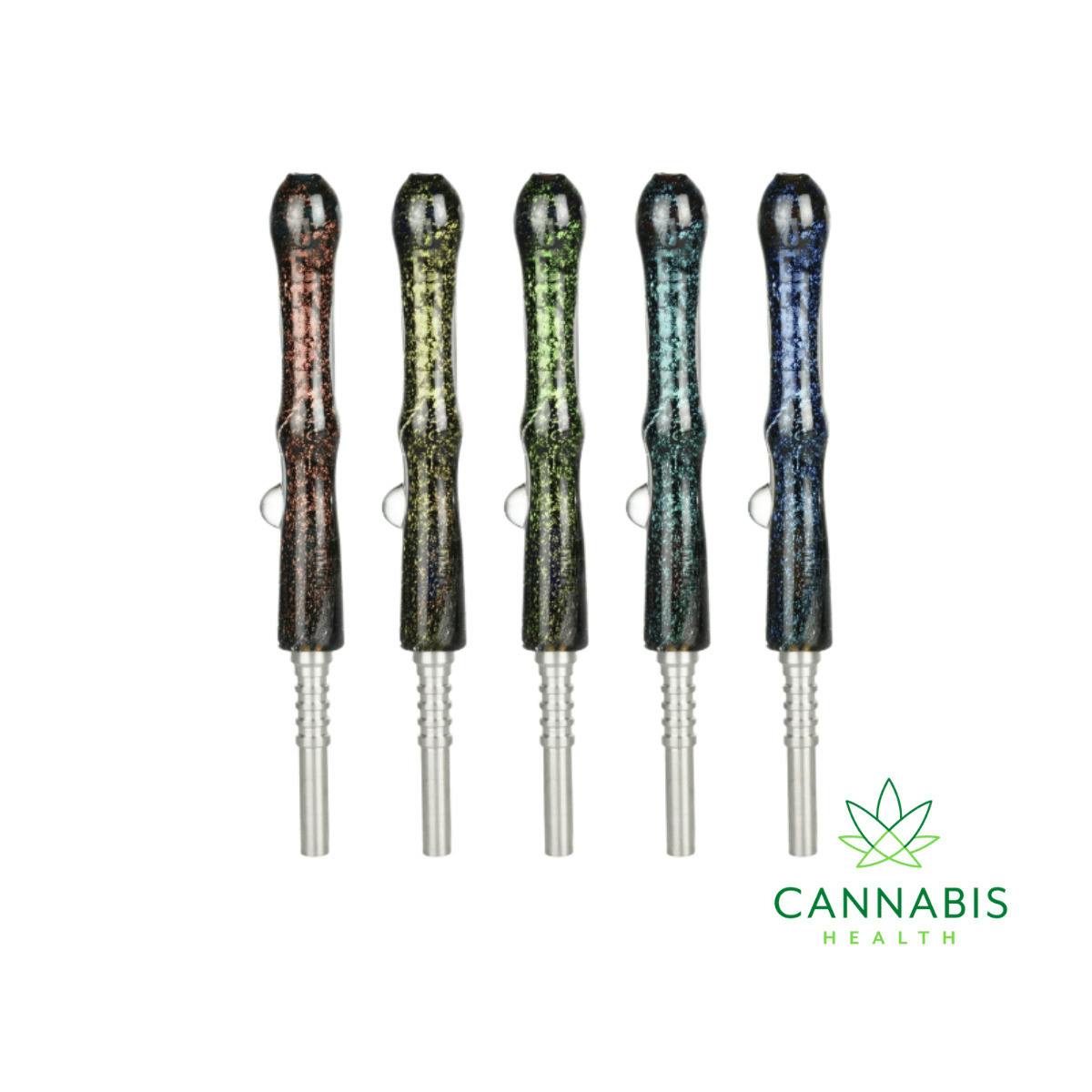 Pulsar | Galaxy | 6" Glass Dab Straw