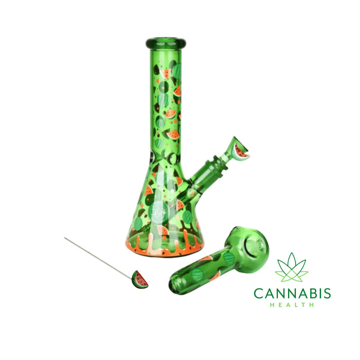 Pulsar | Watermelon Zkittles | Glow Herb Pipe Duo