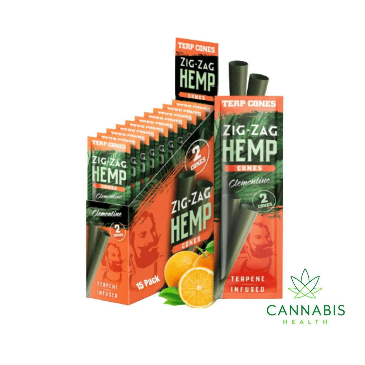 Zig Zag | Clementine | Terp Infused Pre-Rolled Cone