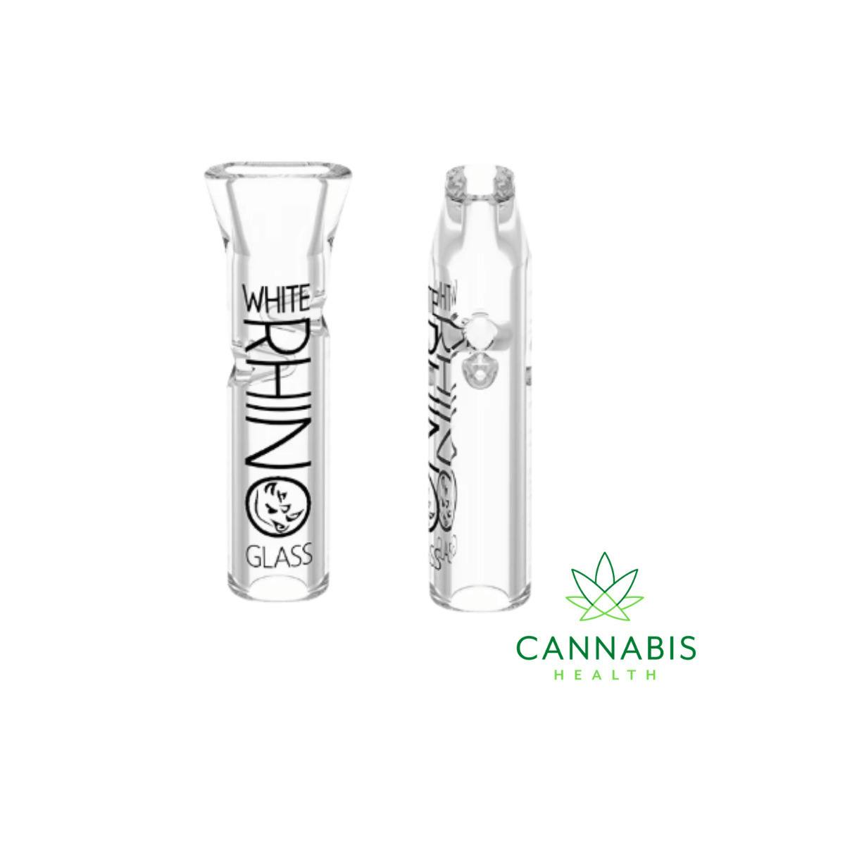 White Rhino | Flat | 9mm Glass Tip