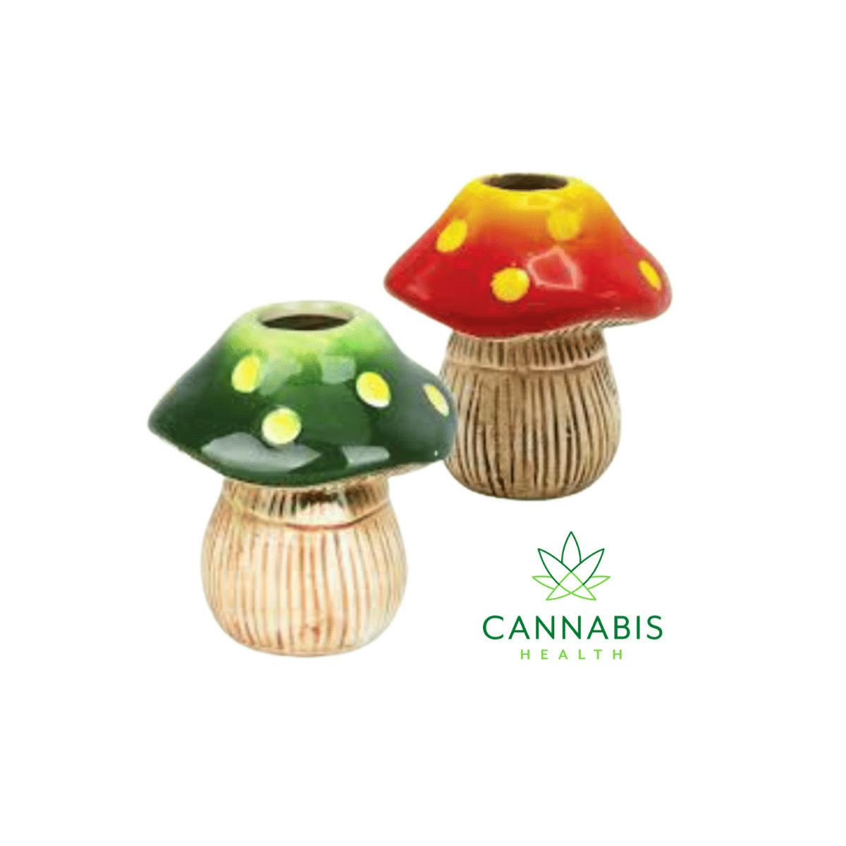 Ceramic | Mushroom | 2 oz Shot Glass