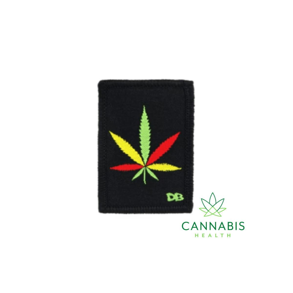 Dime Bags | Rasta MJ Leaf | Velcro Label