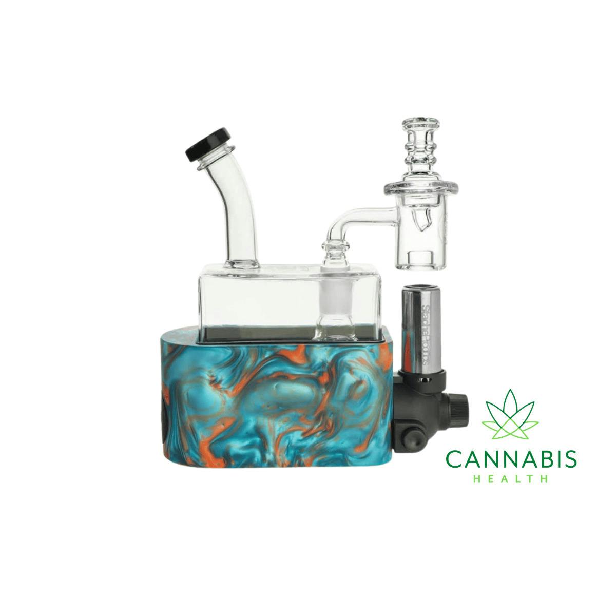 Stache | Teal Swirl | Rio Rig-in-One Dab Rig