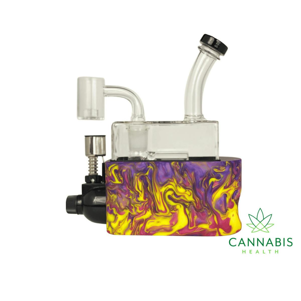 Stache | Purple Swirl | Rio Rig-in-One Dab Rig