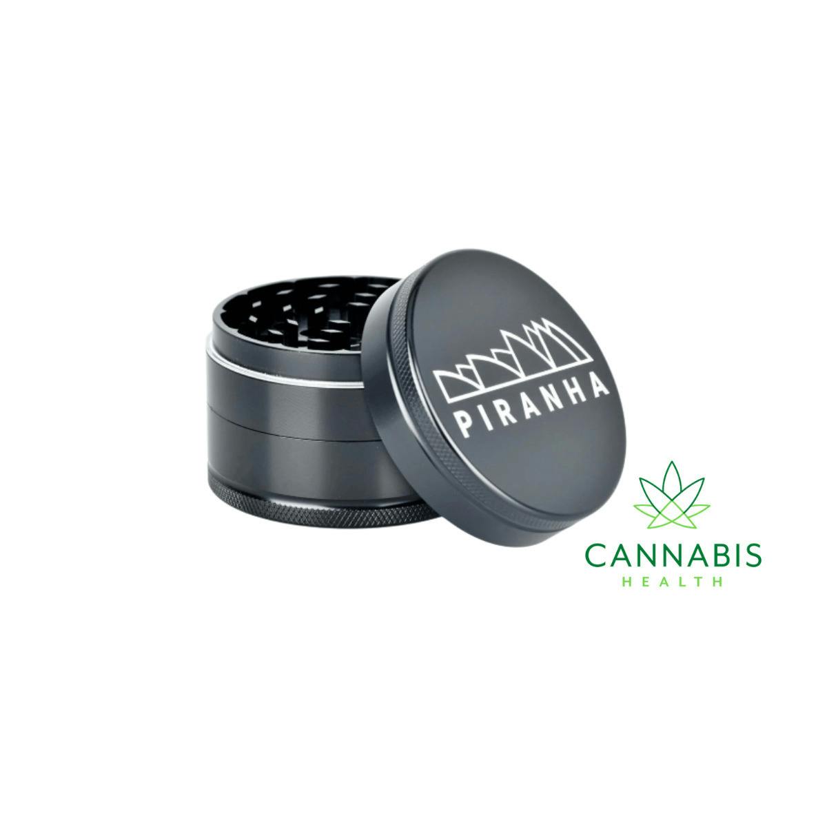 Piranha | Black | 3 Piece Grinder 2.5"