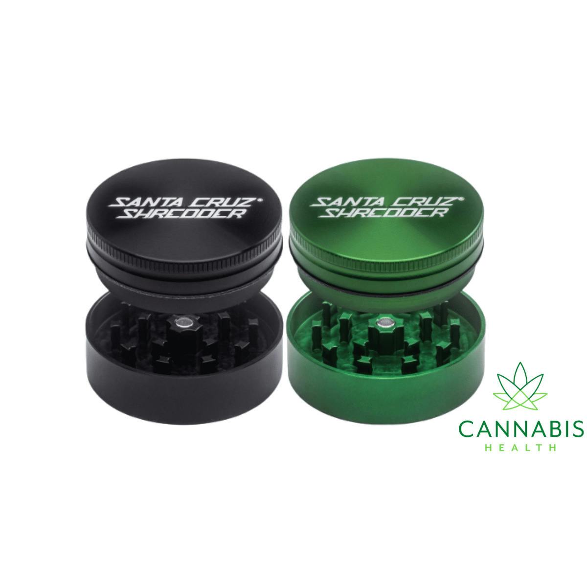 Santa Cruz Shredder | Green | 2pc Med Grinder
