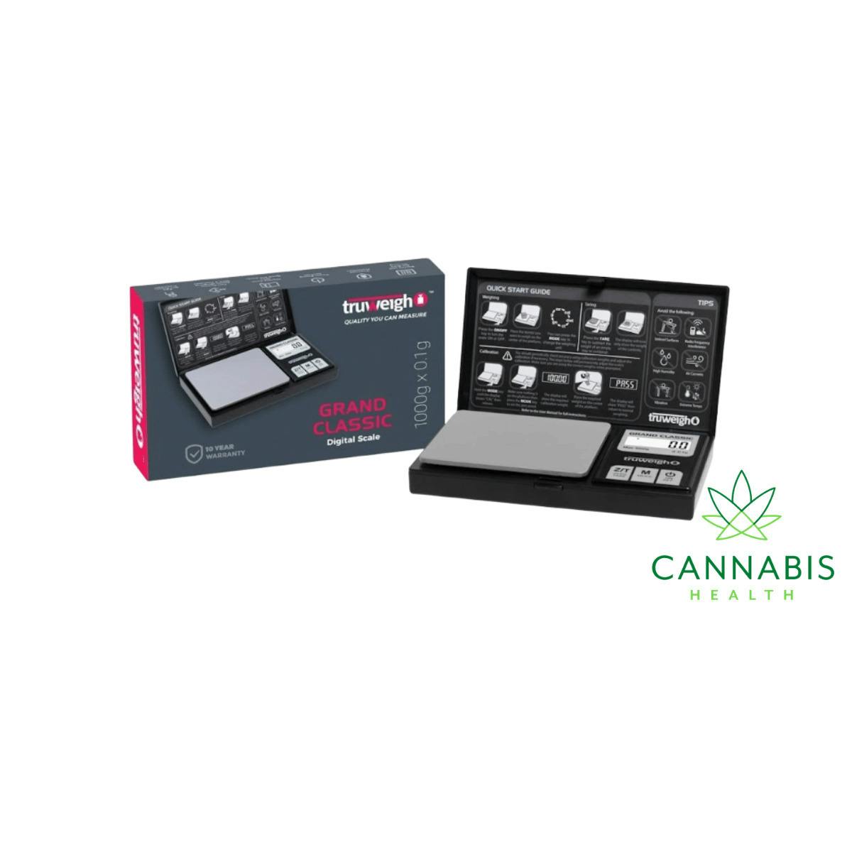 Truweigh | Black | Tuff-Weigh 1000g x .01g Scale