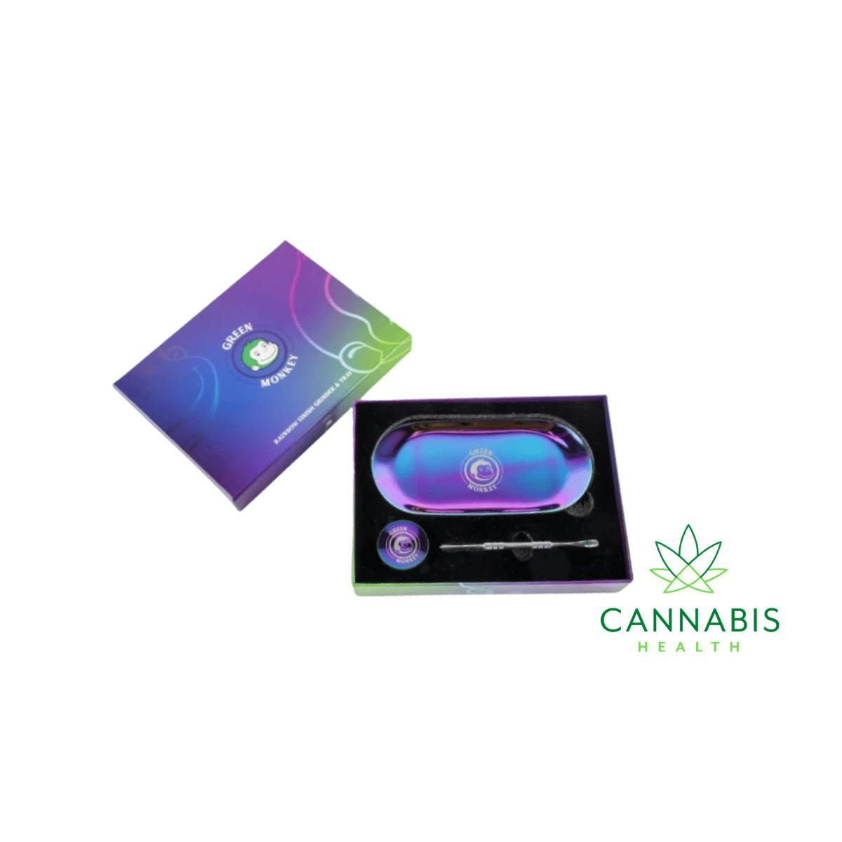 Green Monkey | Rainbow | Grinder - Tray Kit
