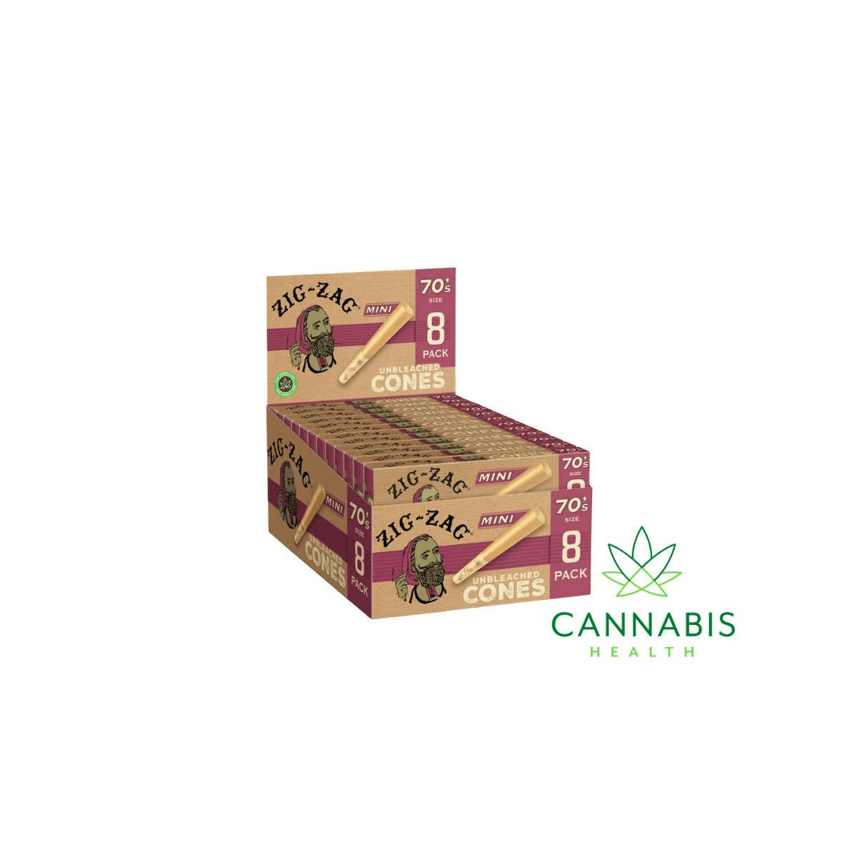 Zig Zag | Unbleached Cones | Mini | 8pc