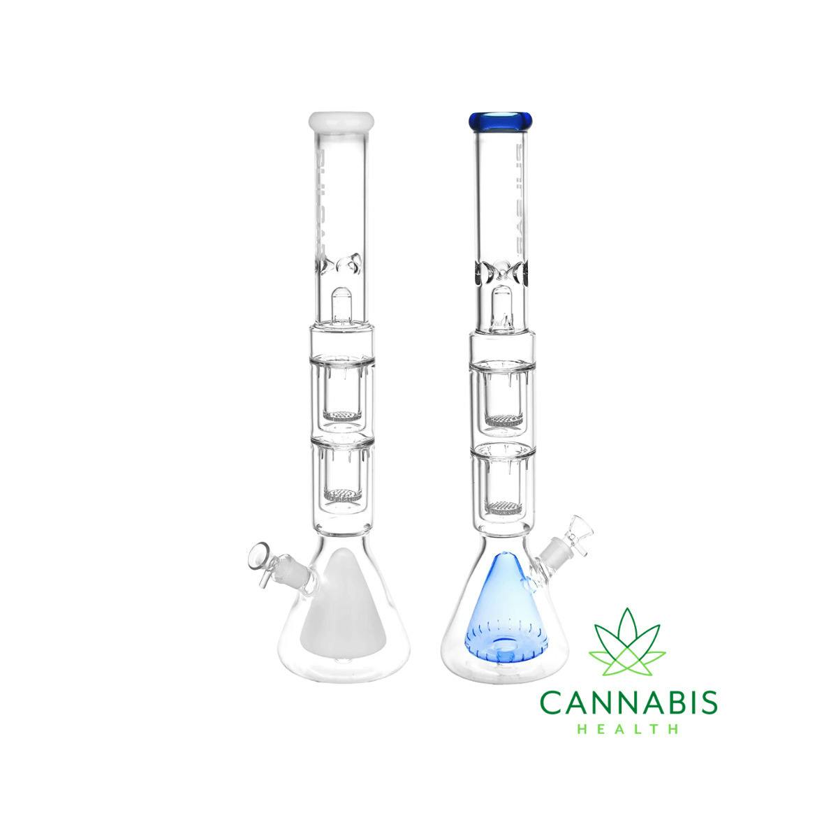 Pulsar | Double Stacked Beaker | Water Pipe