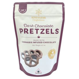 300mg - Kind Farms Confections Pretzel Bag, Dark Chocolate