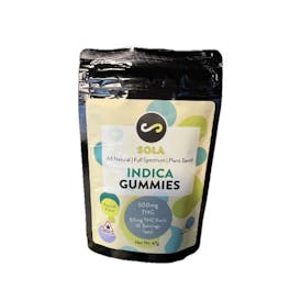 Sola Edibles Indica Gummies, Tropical