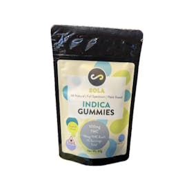 Sola Edibles Indica Gummies, Tropical
