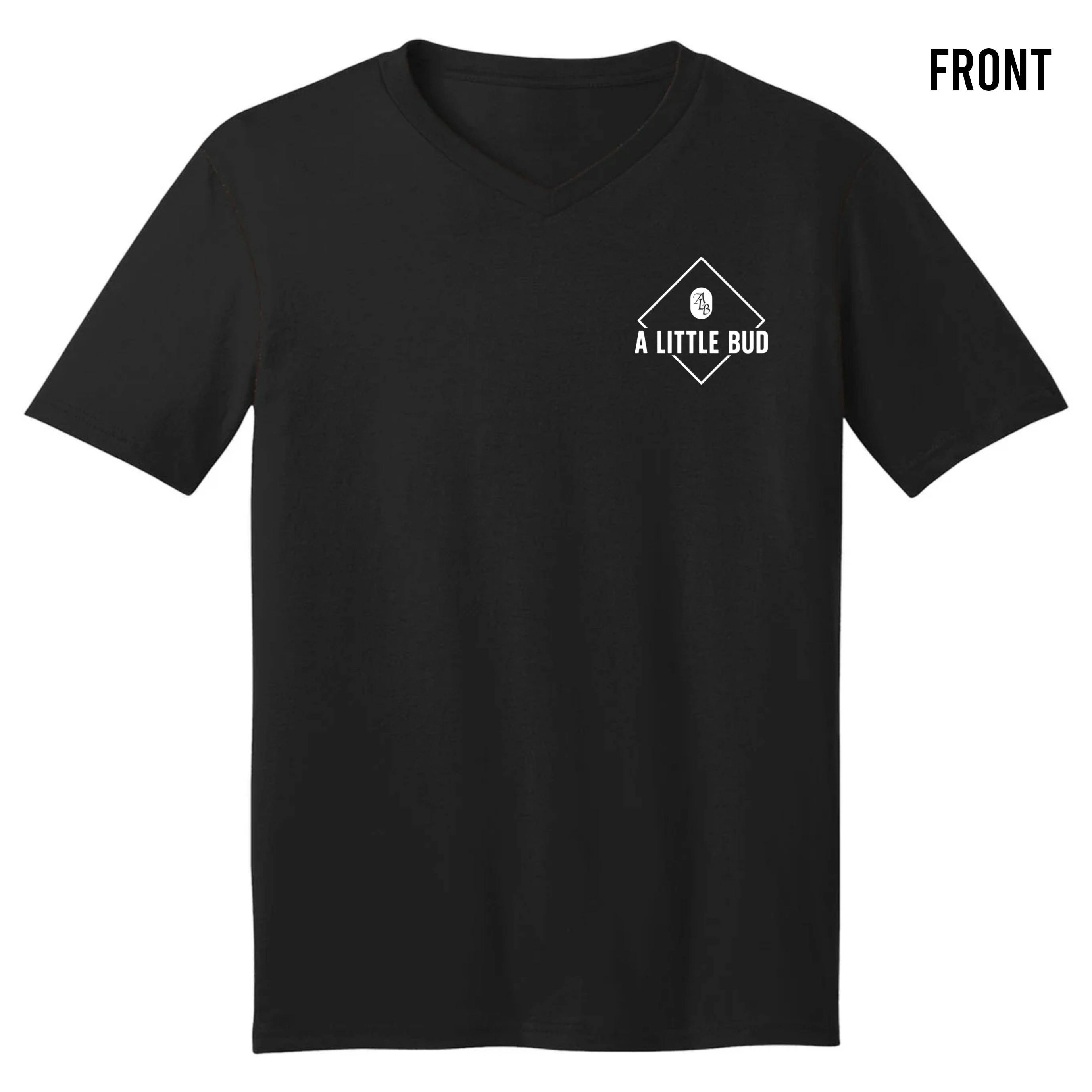 A Little Bud Unisex T-Shirt Front Logo - M