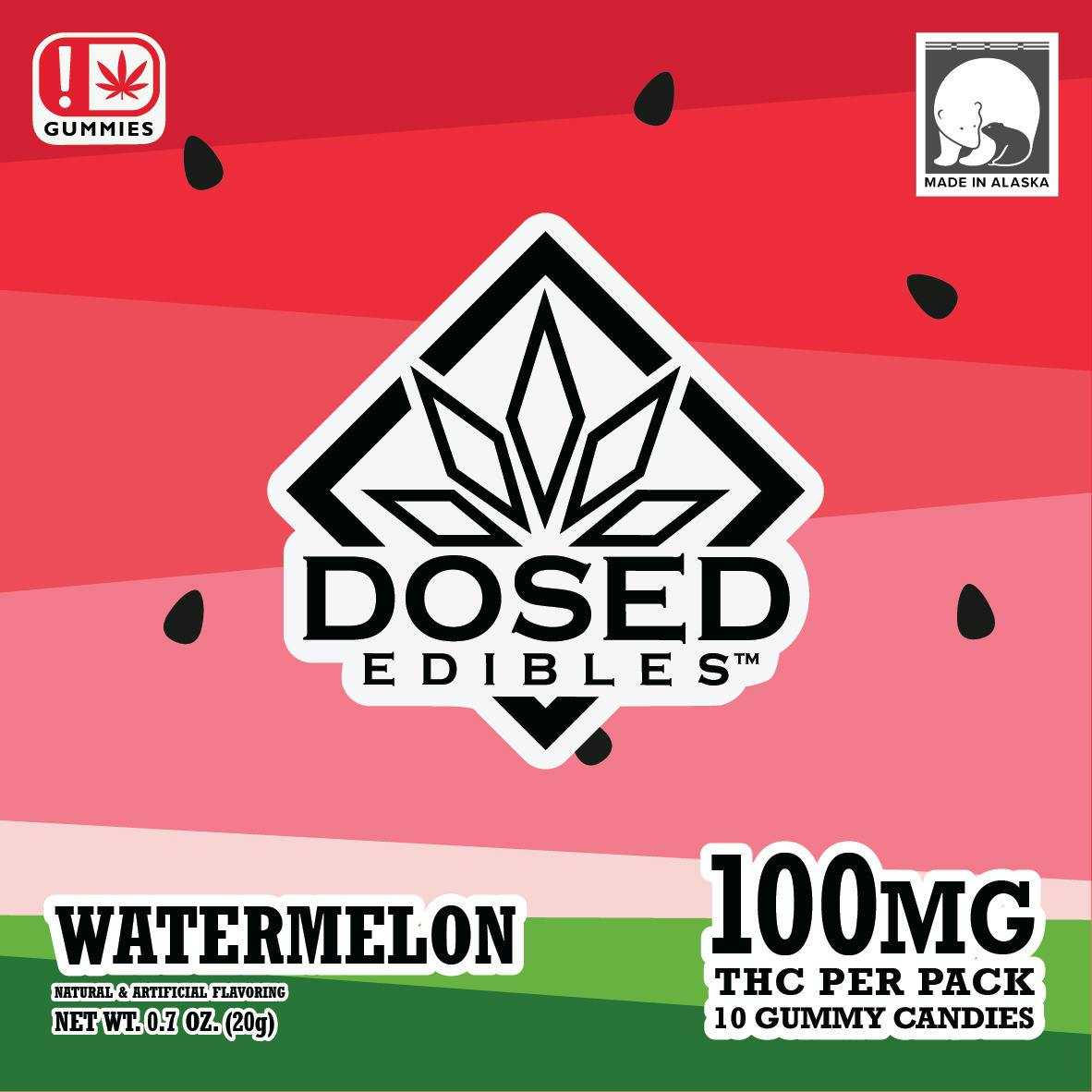 100mg Watermelon Gummies