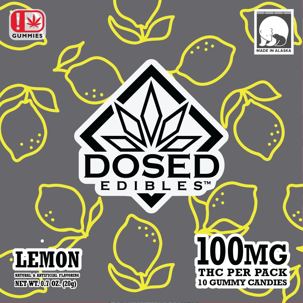 100mg Lemon Gummies