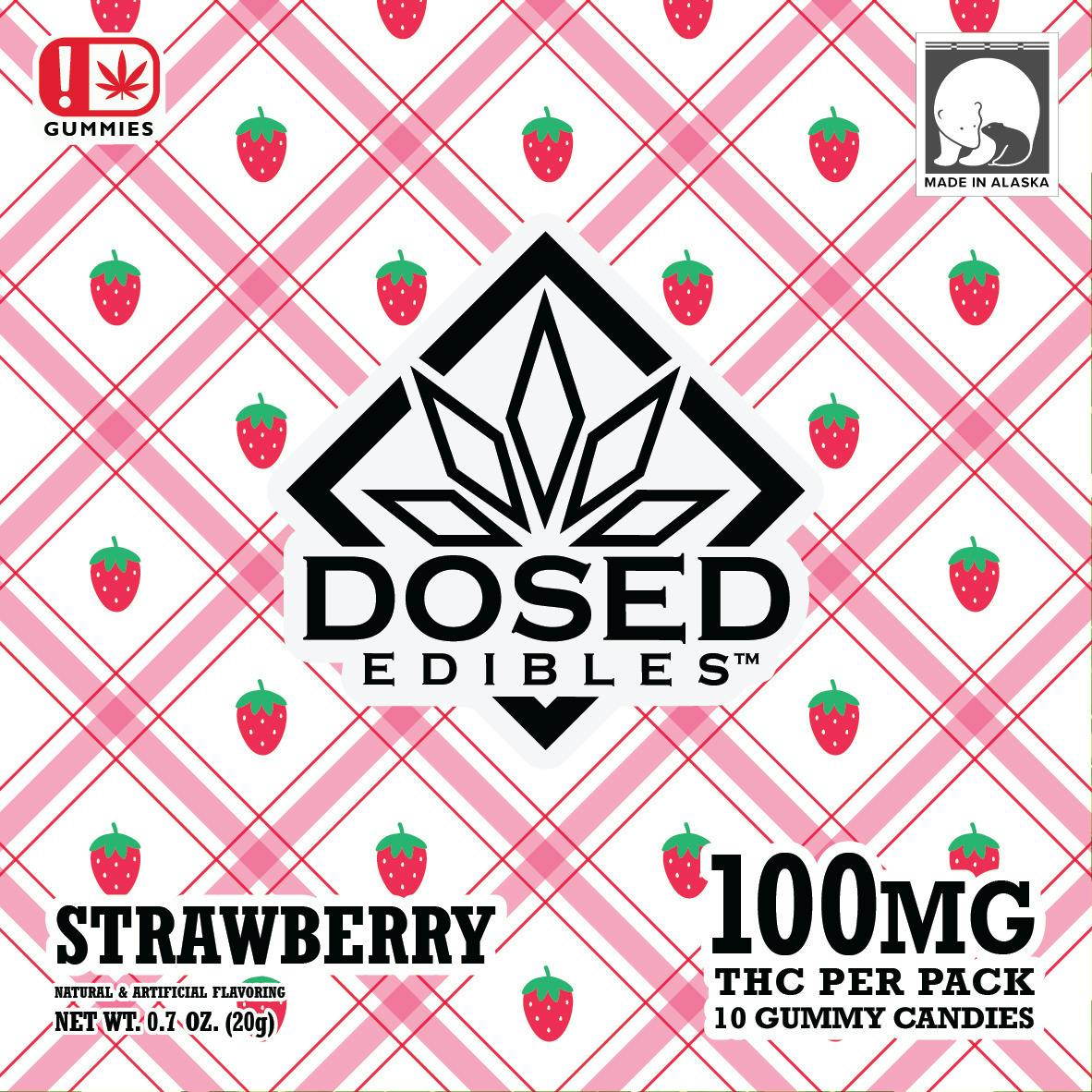 100mg Strawberry Gummies