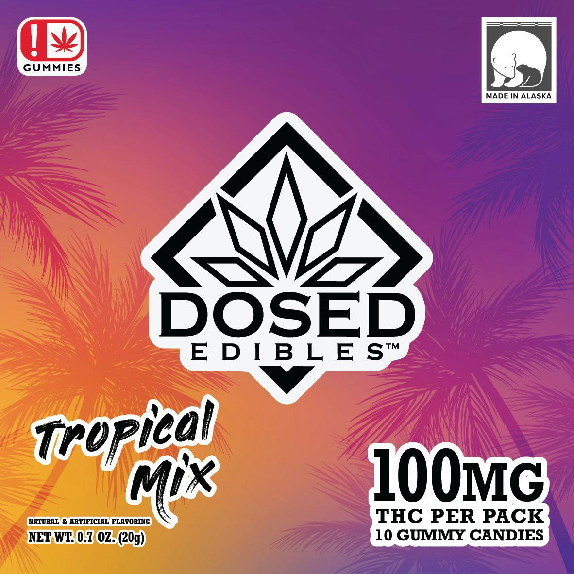100mg Tropical Multi Pk Gummies