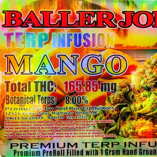 Mango 1g Terp Infused PR at True Dank
